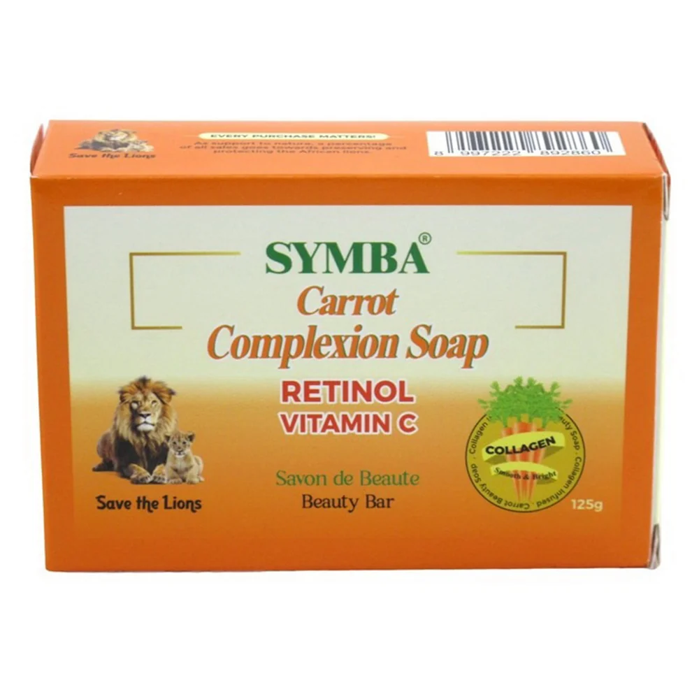 Specialty Symba Carrot Complexion Retinol Vitamin C Beauty Bar Soap 125G 125g Exceptional