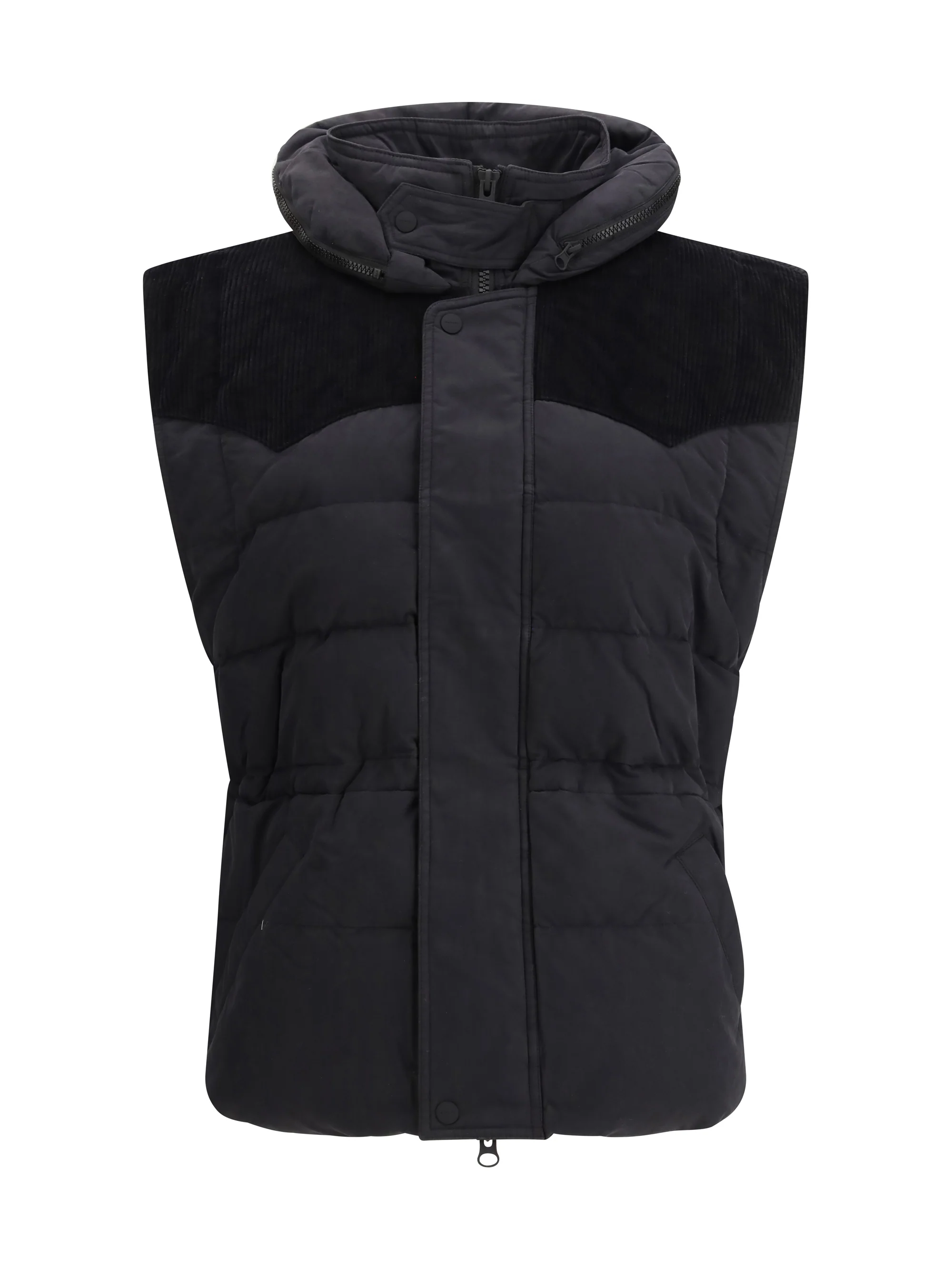 Responsible Padded Gilet Olfa Faded Black High-End