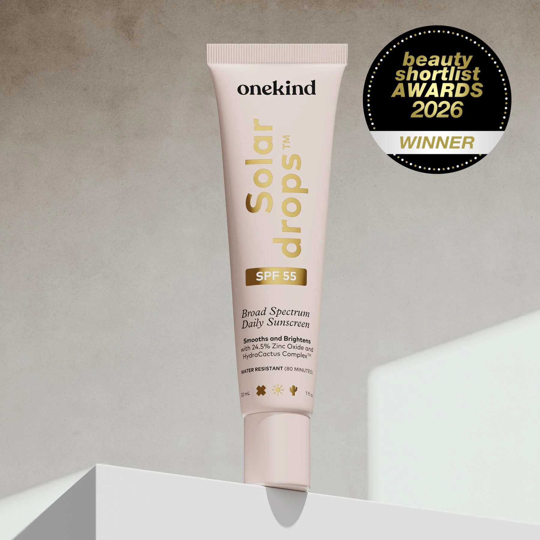 Comfortable Solardrops SPF 55 Daily Broad Spectrum Sunscreen Breathable