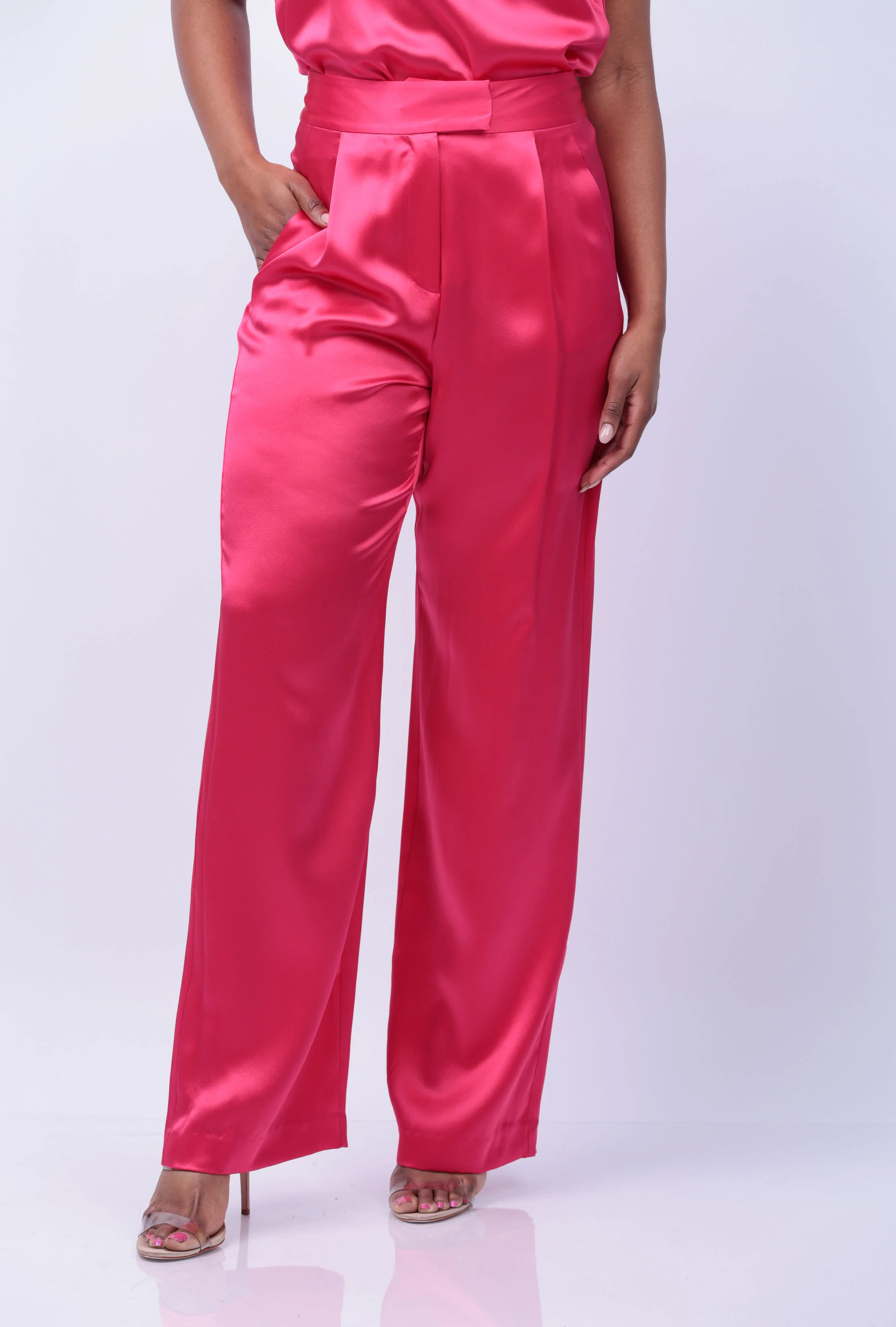 Durable The Sei Wide Leg Silk Pants in Peony Stylish