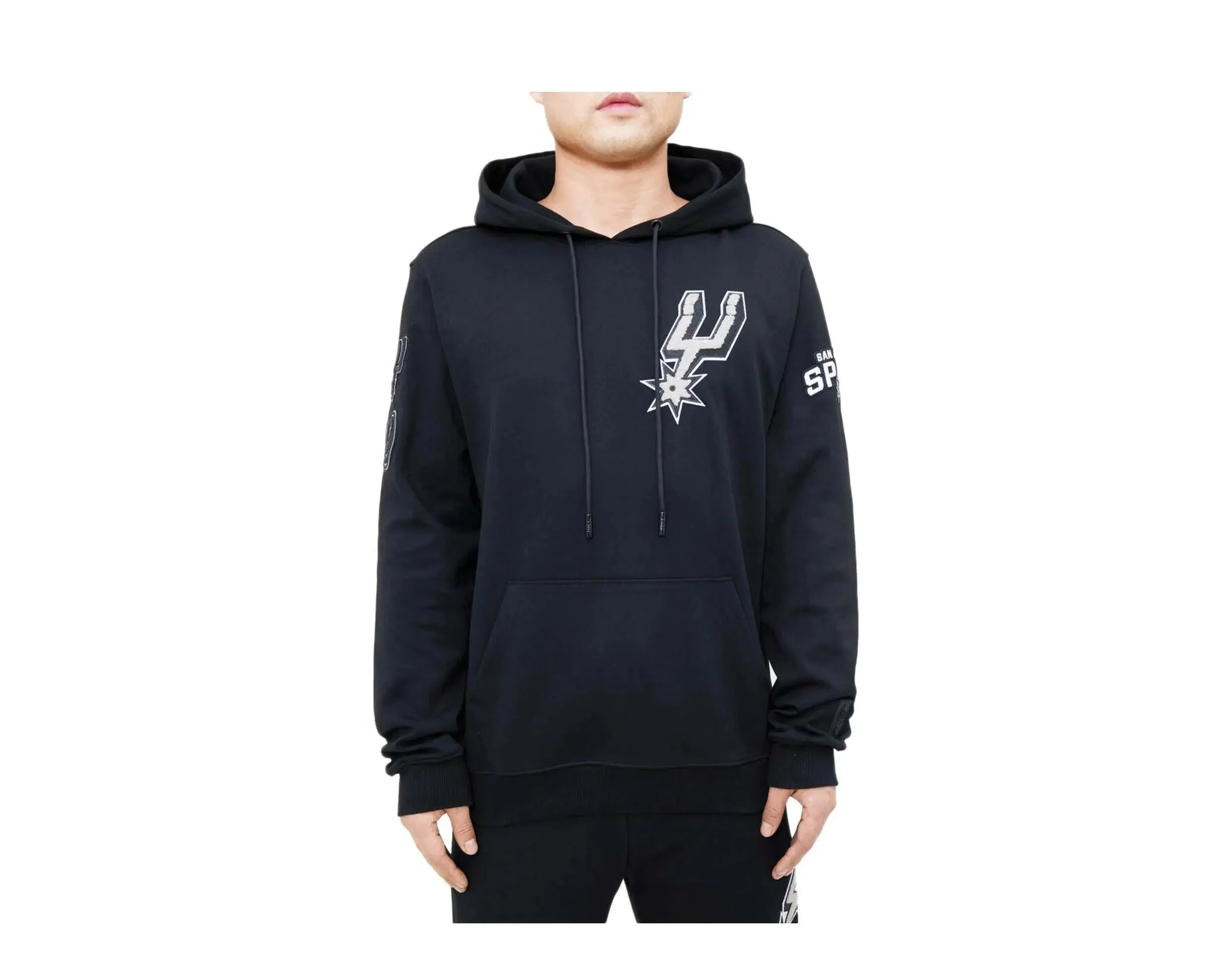 Versatile Pro Standard San Antonio Spurs Classic Chenille Men Hoodie Black Innovative