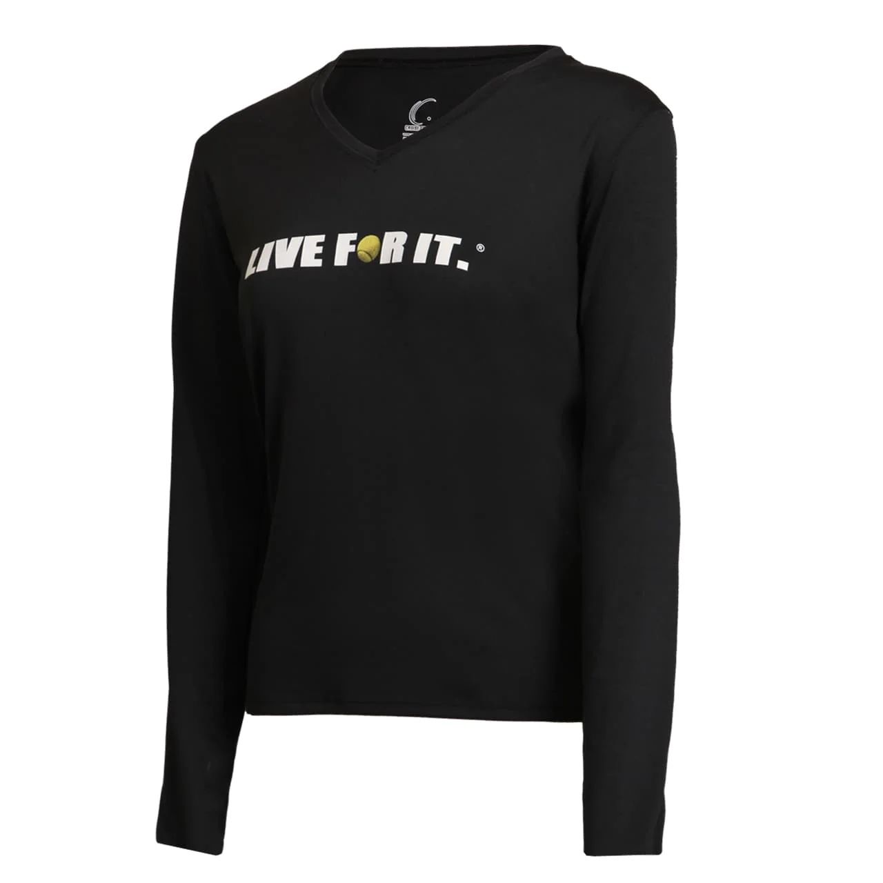 Verified Live For It Tennis Long Sleeve Performance Tee Modern