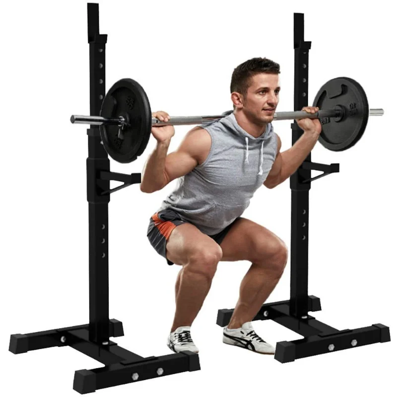 Certified Portable Home Gym Adjustable Half Squat Rack Stand Outstanding