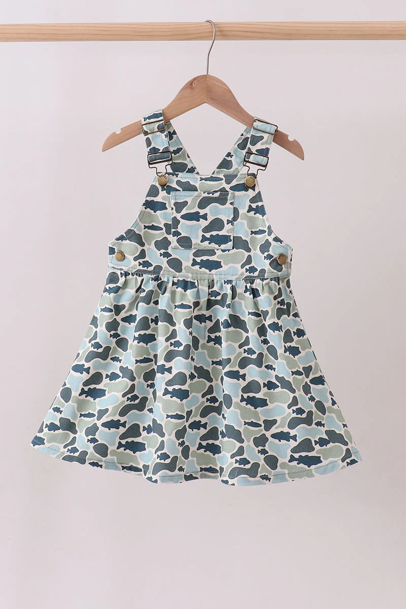 Contemporary Camouflage Denim Dress Superior