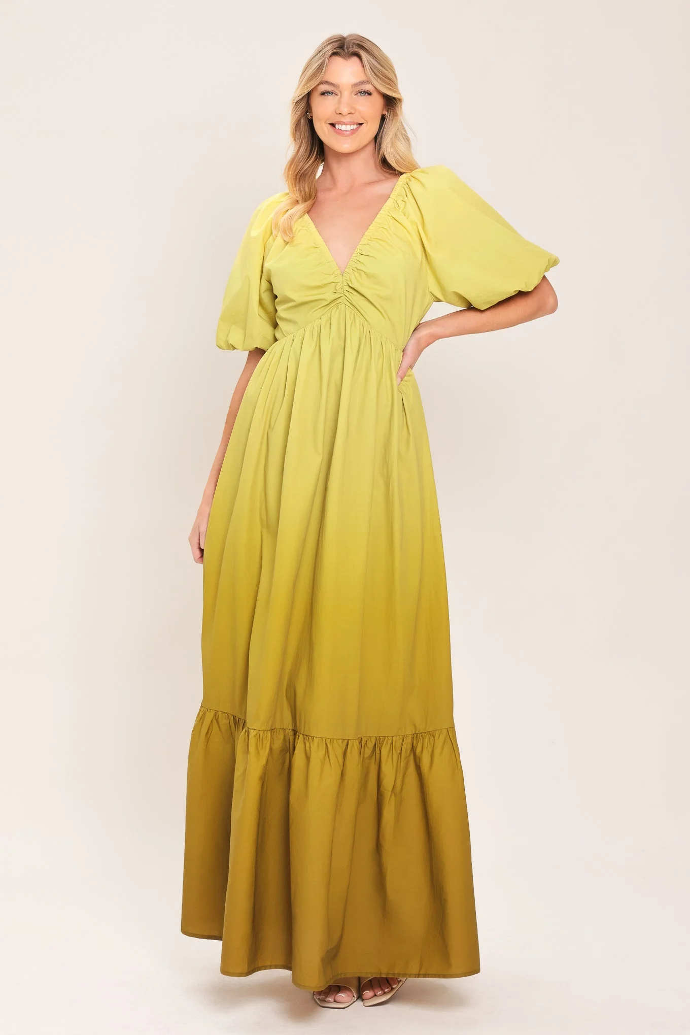 Trusted Citrine Garden Woven Maxi Dress Verified