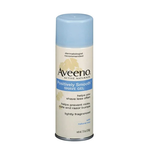 Traditional Aveeno Active Naturals Positively Smooth Shave Gel Lightly Fragranced - 7 Oz Fast