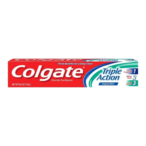 Efficient Colgate Triple Action Flouride Toothpaste Mint 6 Oz Outstanding