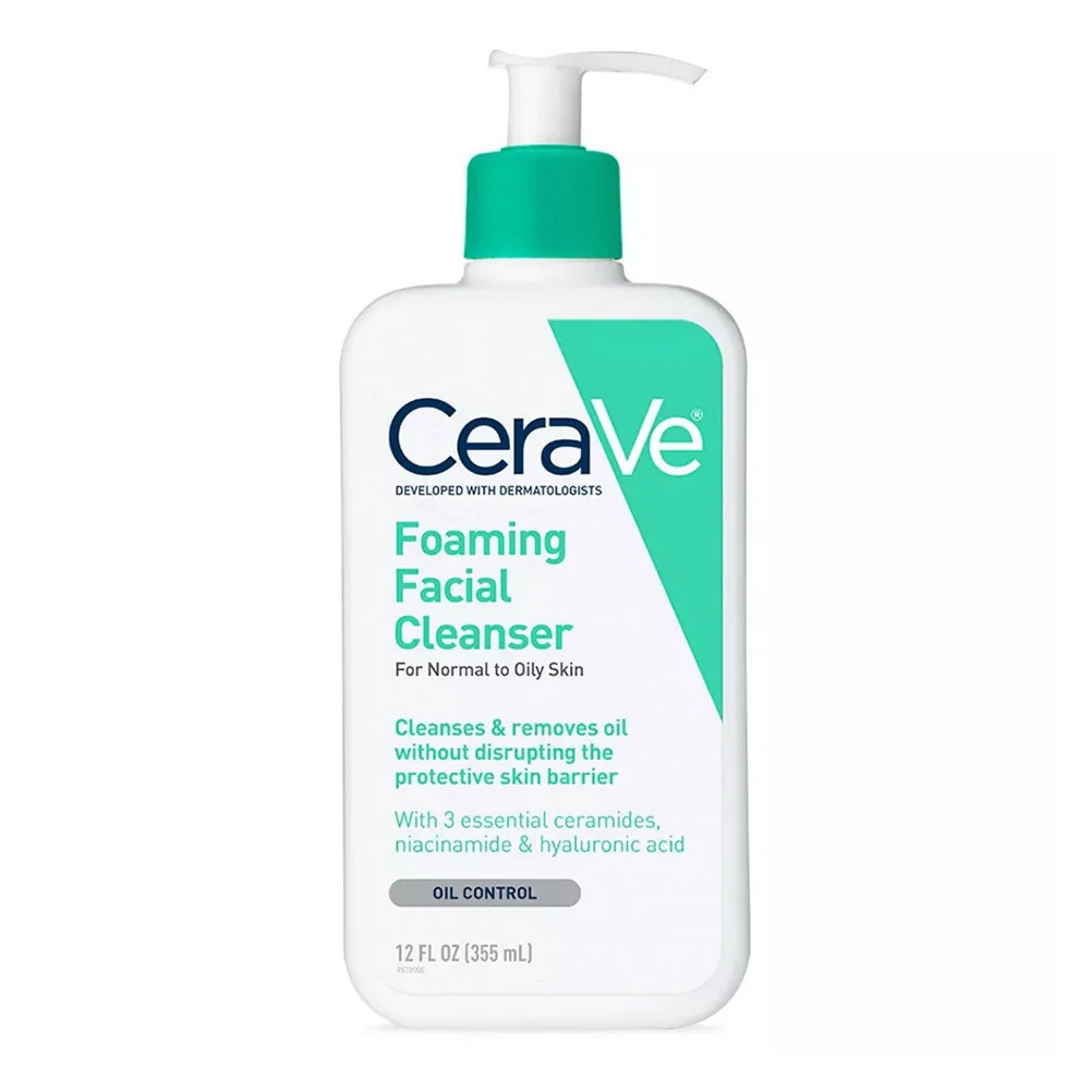 Stylish CeraVe Foaming Facial Cleanser for Normal to Oily Skin Fragrance 12 Oz Selected