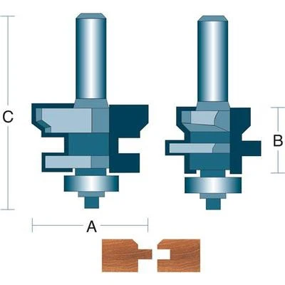 Quality Wood V Groove Grooving Panel Cutter Paneling Flooring Carbide Router Bit Set Optimized