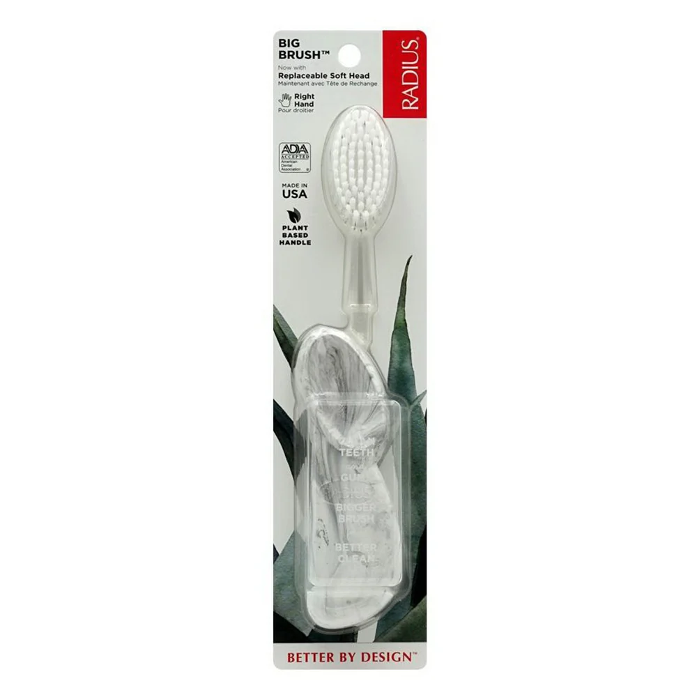 Unique Radius Toothbrush Soft Bristle And Right Hand Assorted Colors - 1 Ea Contemporary