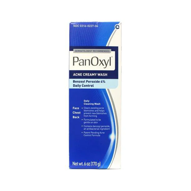 Classic Panoxyl Acne Foaming Wash 4 Benzoyl Peroxide Certified