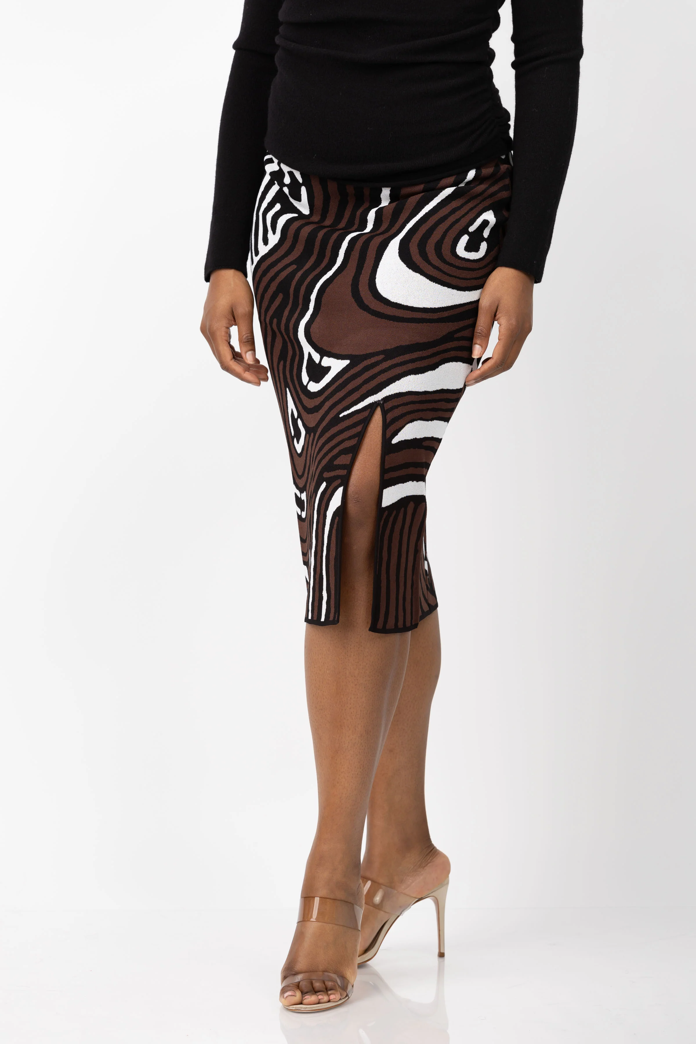Durable DVF Coisty Skirt in Floating Curve Ivory Optimized
