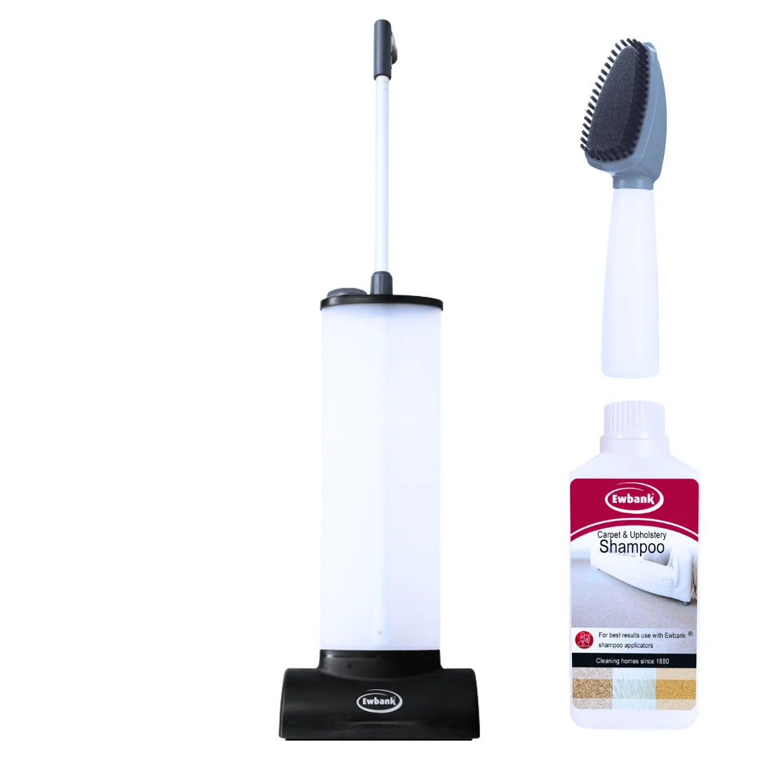 Safe Ewbank Carpet and Upholstery Cleaning Kit - Upright Compact Carpet Shampooer Portable Stain Remover Brush and Cleaning Solution Smooth
