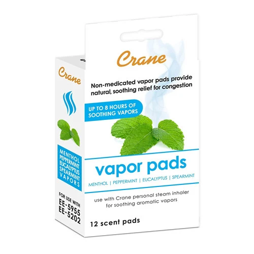 Sophisticated Crane Vapor Pads Cordless Personal Steam Inhaler Pads 12 Ea Outstanding
