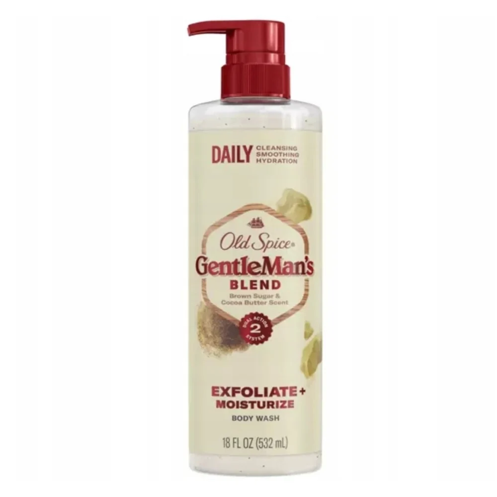 Solid Old Spice Gentlemans Blend Exfoliate and Moisturize Mens Body Wash 18Oz 532ml Original Design