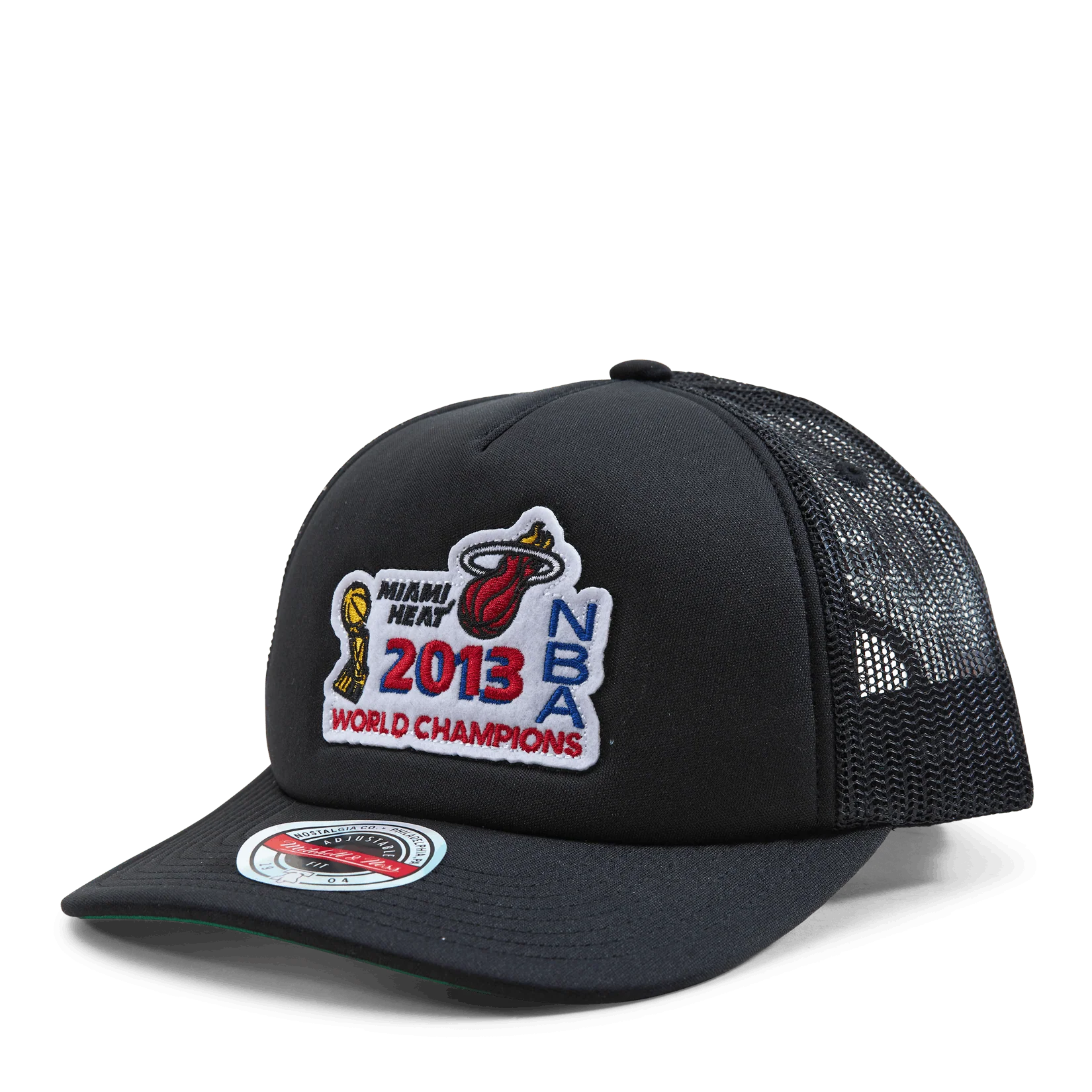 Selected Mitchell Ness Men's NBA Championship Trucker Heat Hats Exclusive
