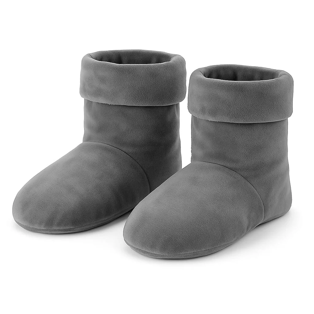 Casual Herbal Concepts Comfort Booties Charcoal Consistent