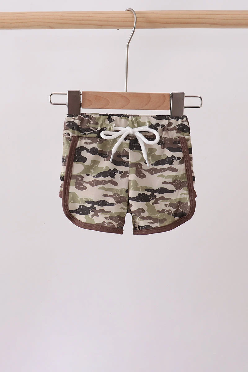 Sophisticated Camo UPF Swim Trunks Outstanding