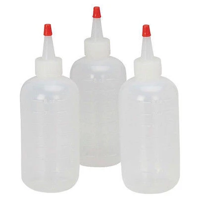 Detailed 3 Pack Empty Fluid Dispenser Squeeze Bottles Innovative