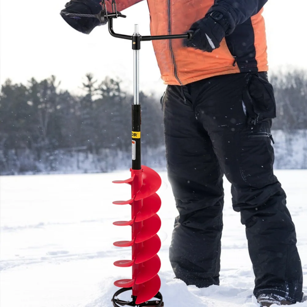 Sustainable Powerful Handheld Ice Fishing Drill Auger Flexible