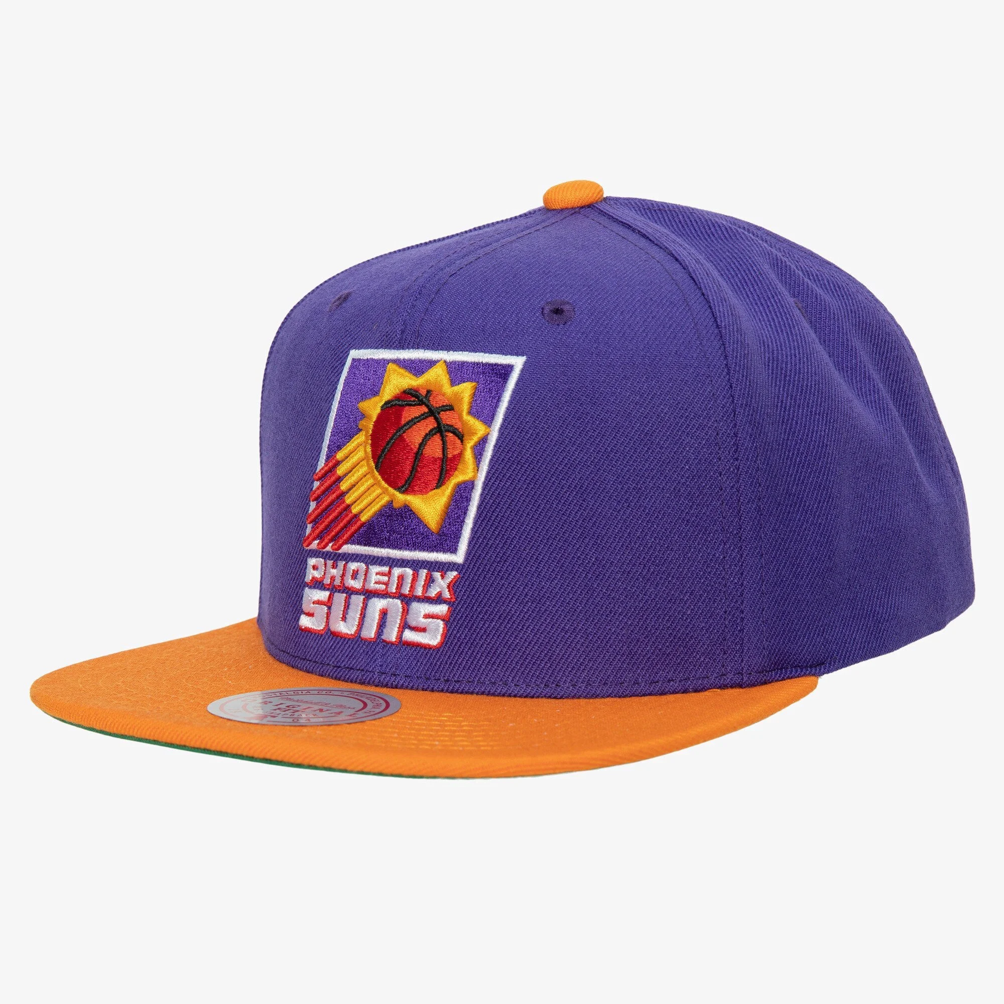 Traditional Mitchell Ness Men's NBA Team 2 Tone 2.0 Fitted Hwc Suns Fitted Caps Enhanced
