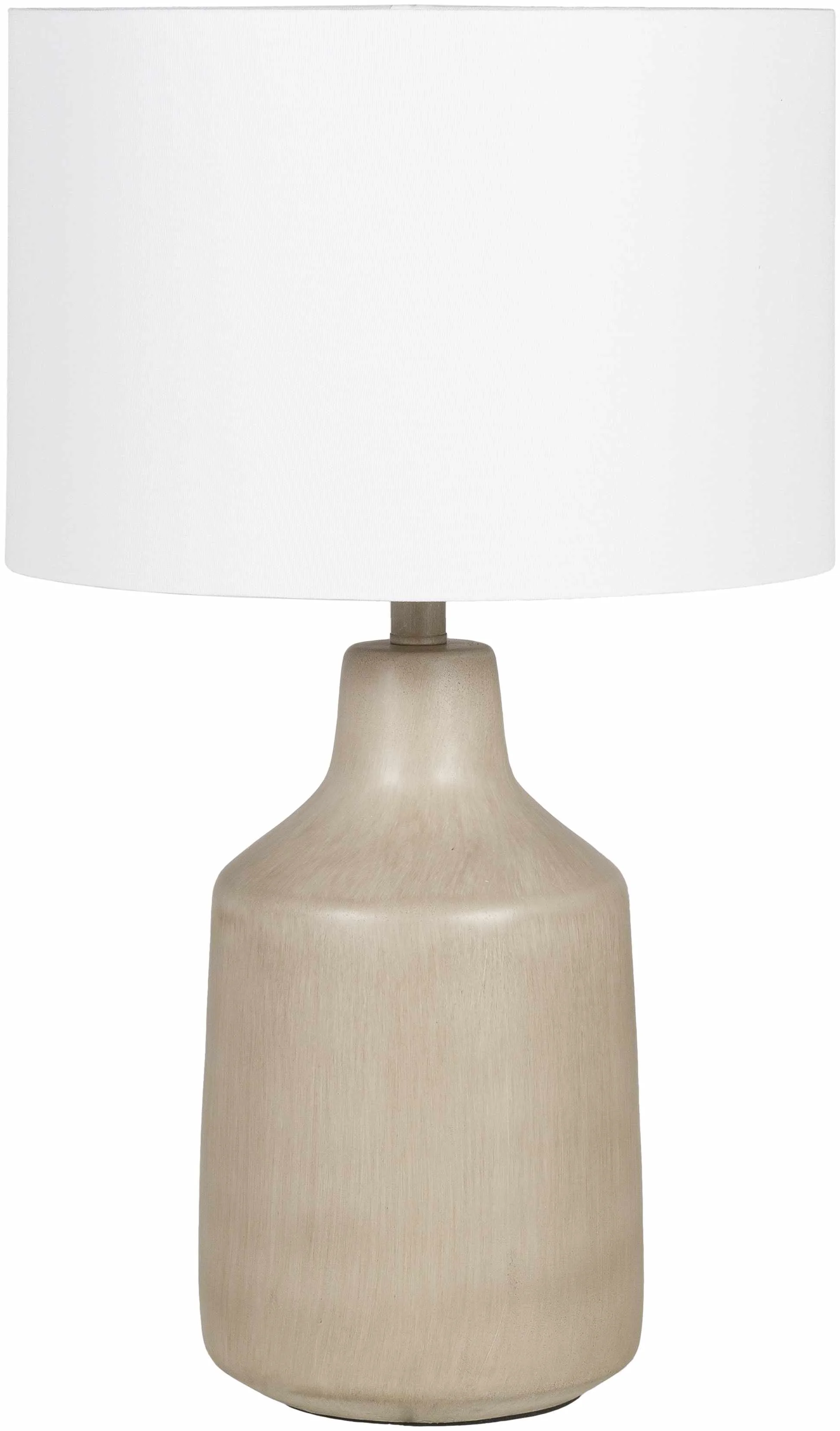 Selected Quezon Beige Resin Table Lamp Smart