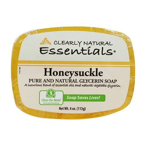 Durable Clearly Natural Glycerine Bar Soap Honeysuckle 4 Oz Verified