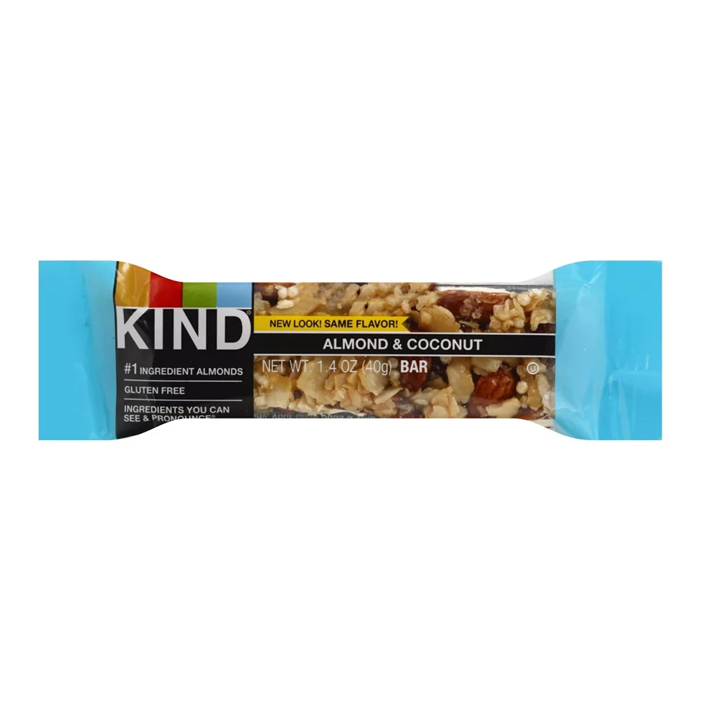Crafted Kind Fruit And Nut Bar Almond And Coconut 1.4 Oz Excellent