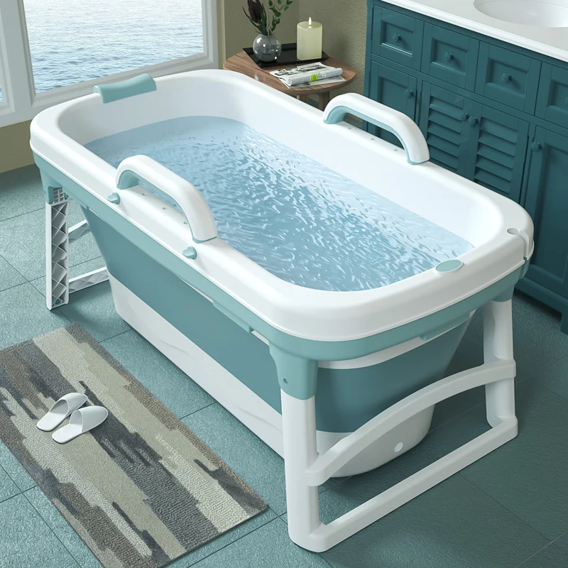 Smooth Extra Large Foldable Stand Alone Bathtub For Adults Luxury