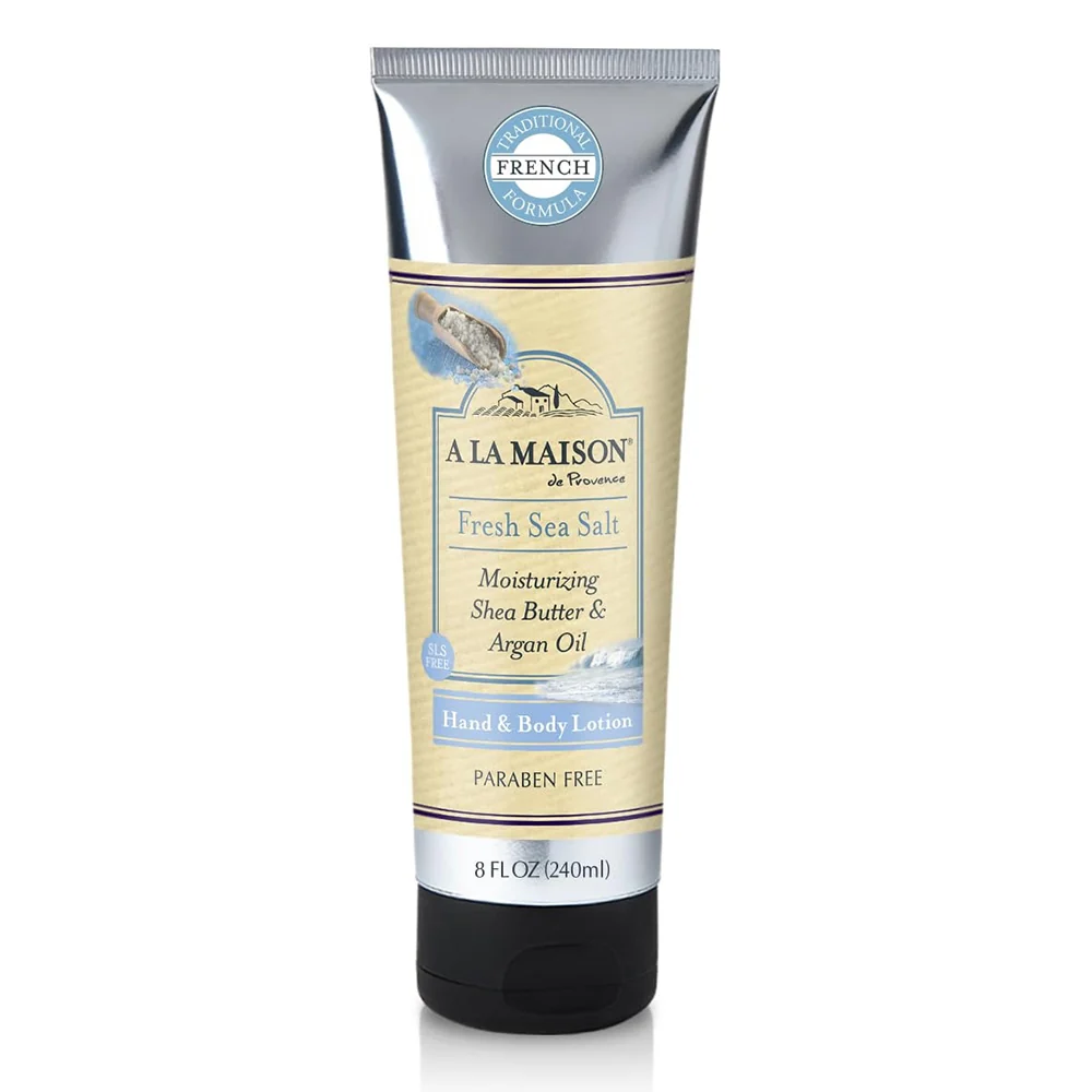Convenient A La Maison Fresh Sea Salt Lotion for Hydrating Hand and Body Care 8Oz 240ml Proven