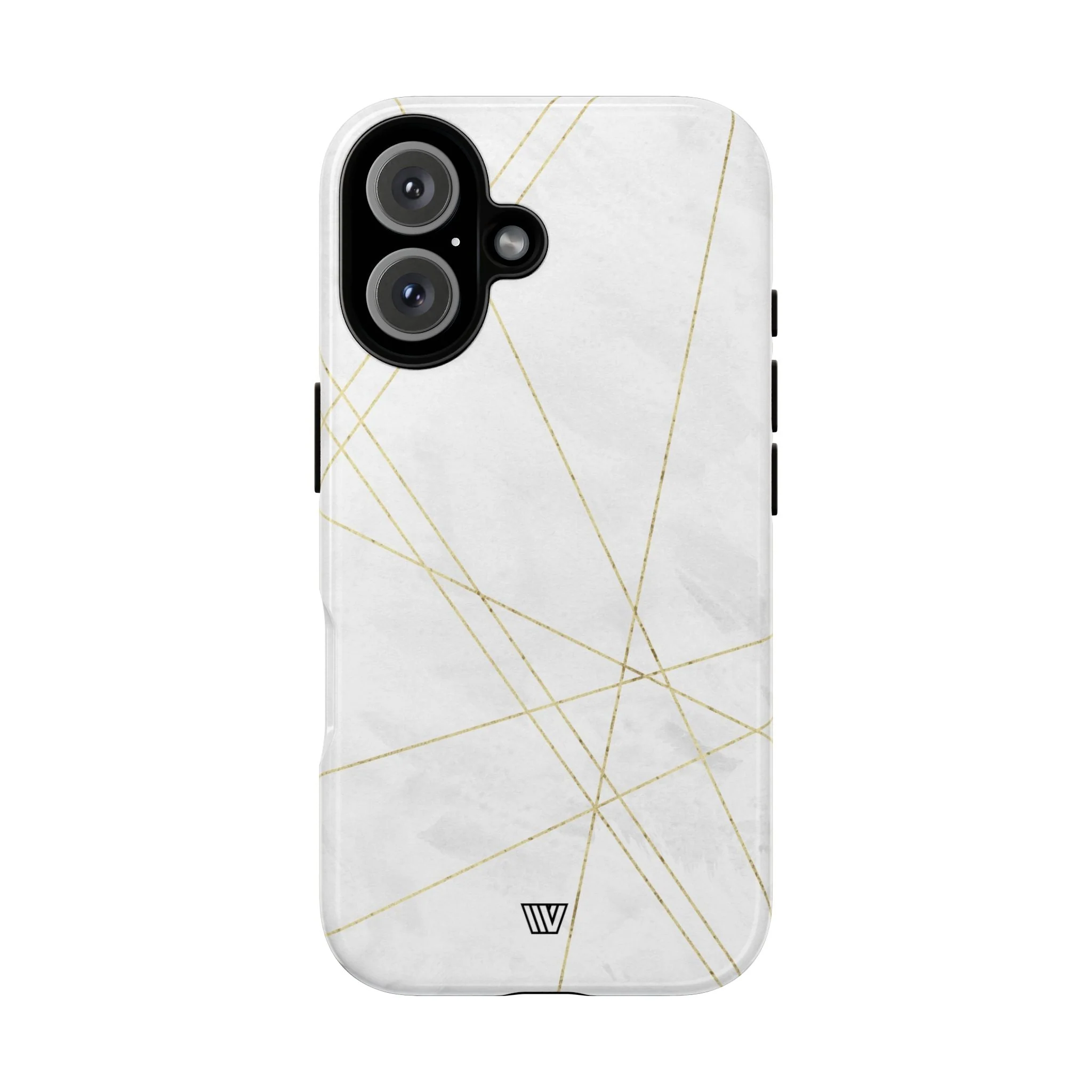 Premium Material GOLD LINES Tough Phone Case Easy-to-Use