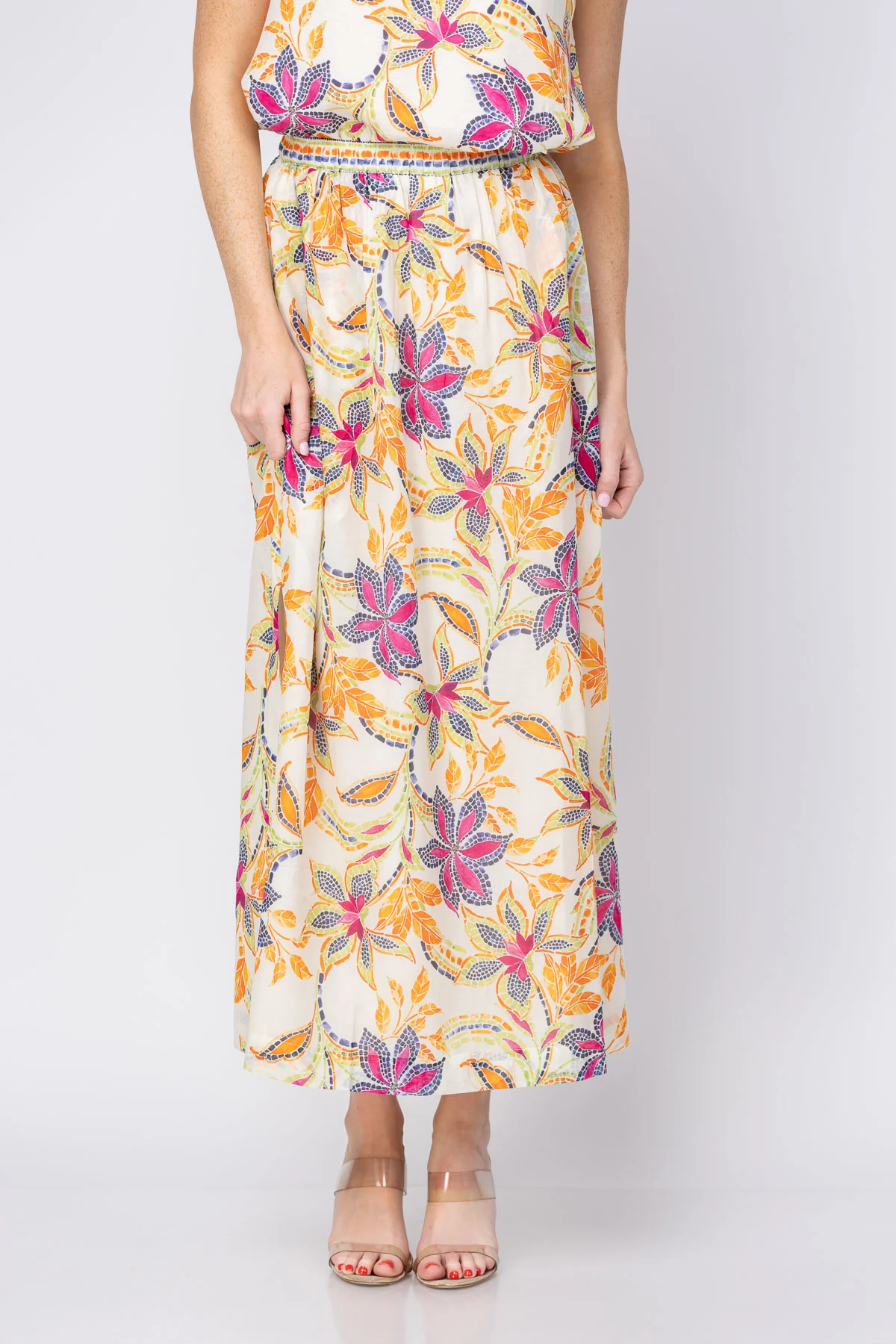 Responsible Caballero Kai Skirt in Stitched Flower Healthy