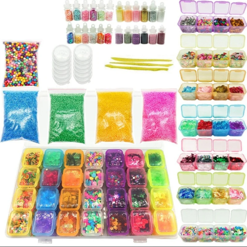 Professional 70 Pack Kids DIY Slime Making Kit Luxury