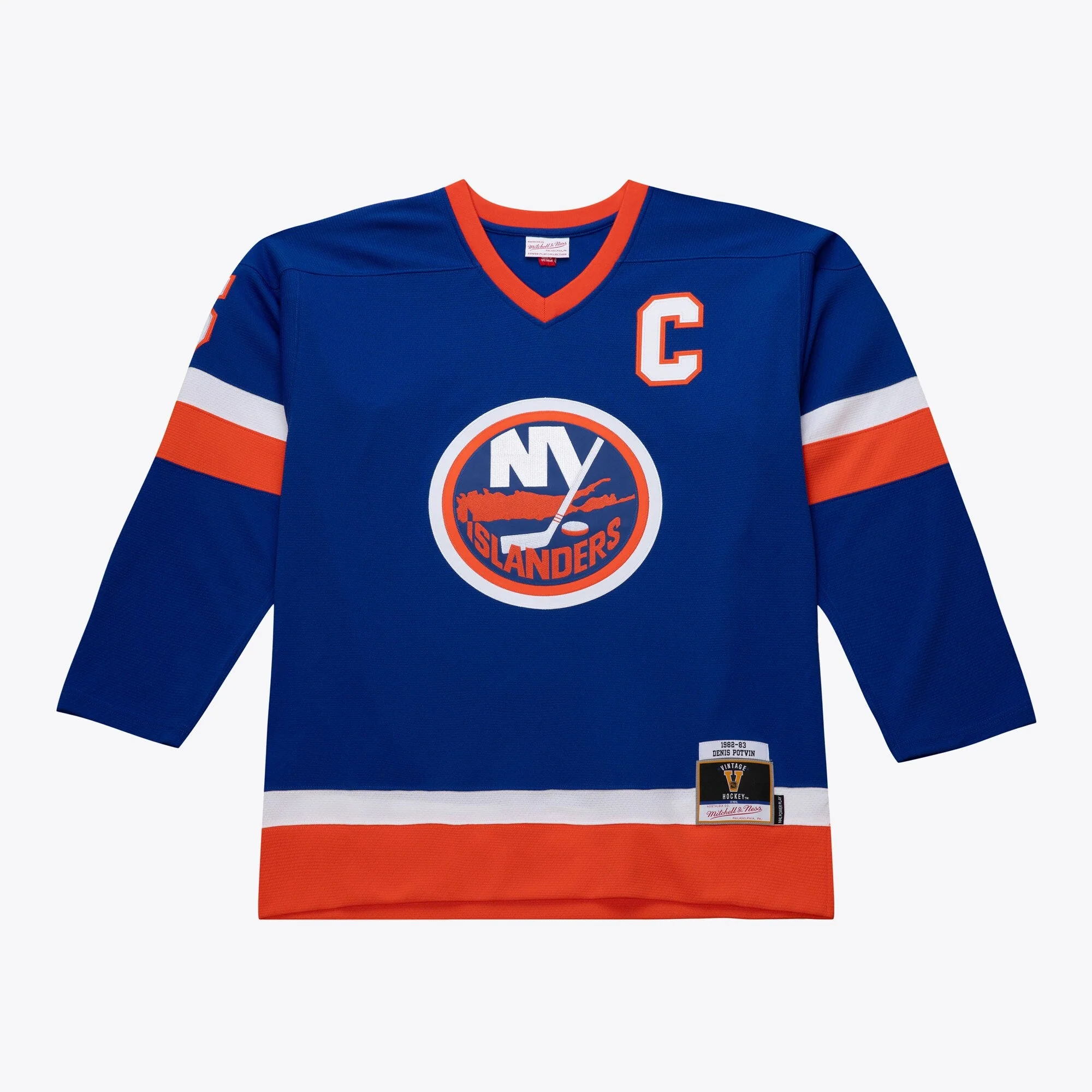 Selected Mitchell Ness Men's NHL Dark Jersey Islanders 1982 Denis Potvin Casual