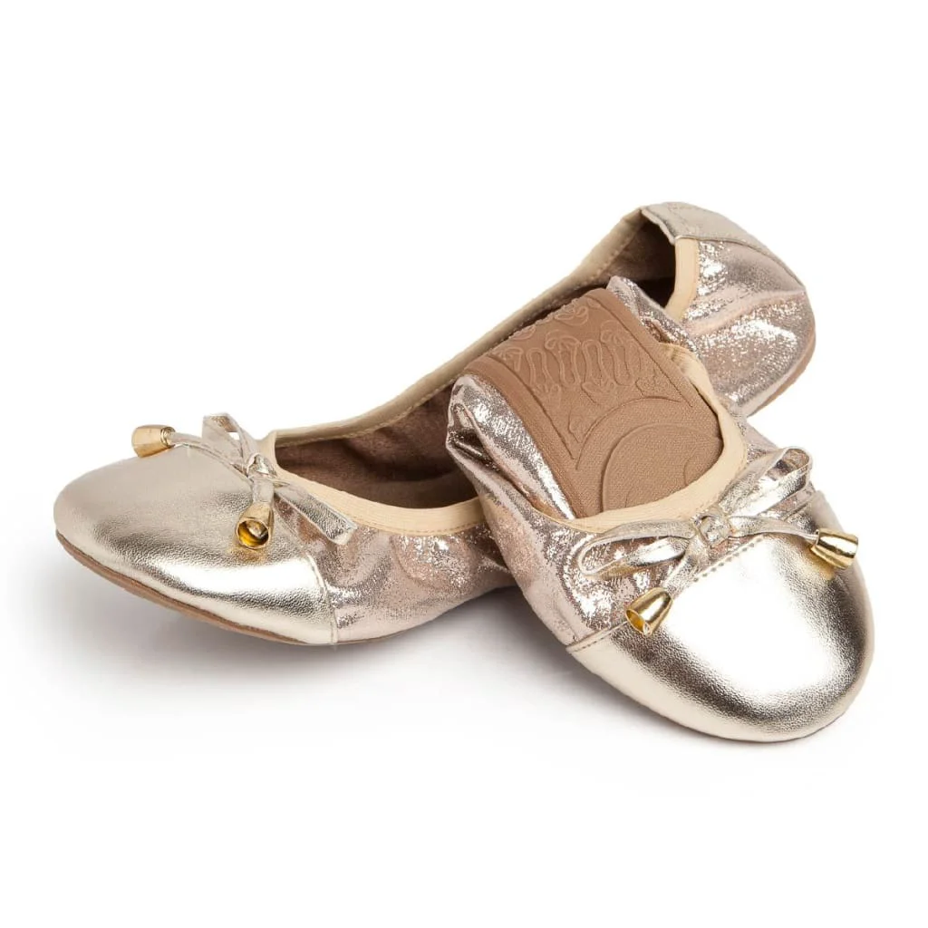 High-Grade Premium Champagne Flats Relaxed