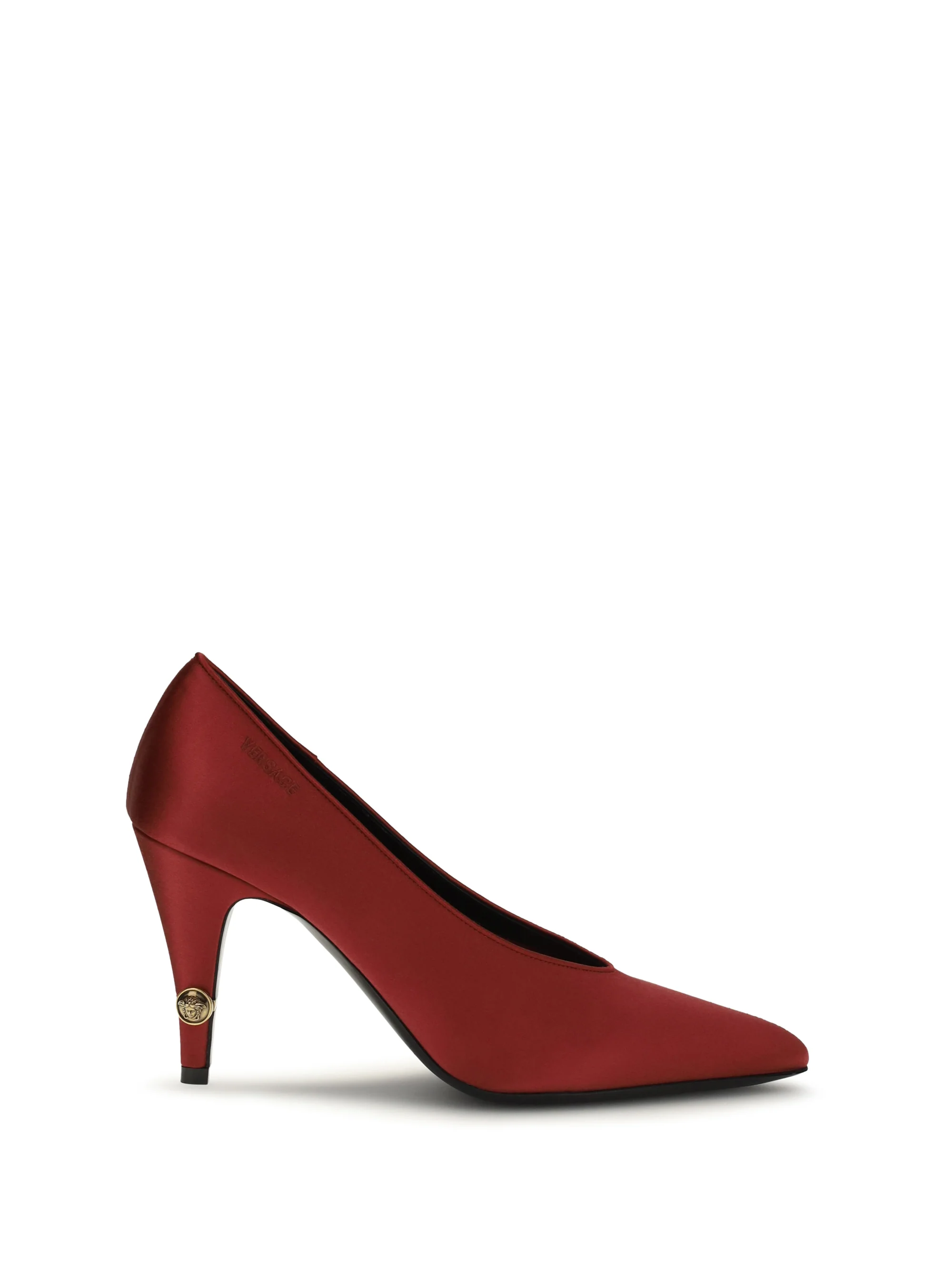 Outstanding Pumps Gianni Satin Red Sophisticated