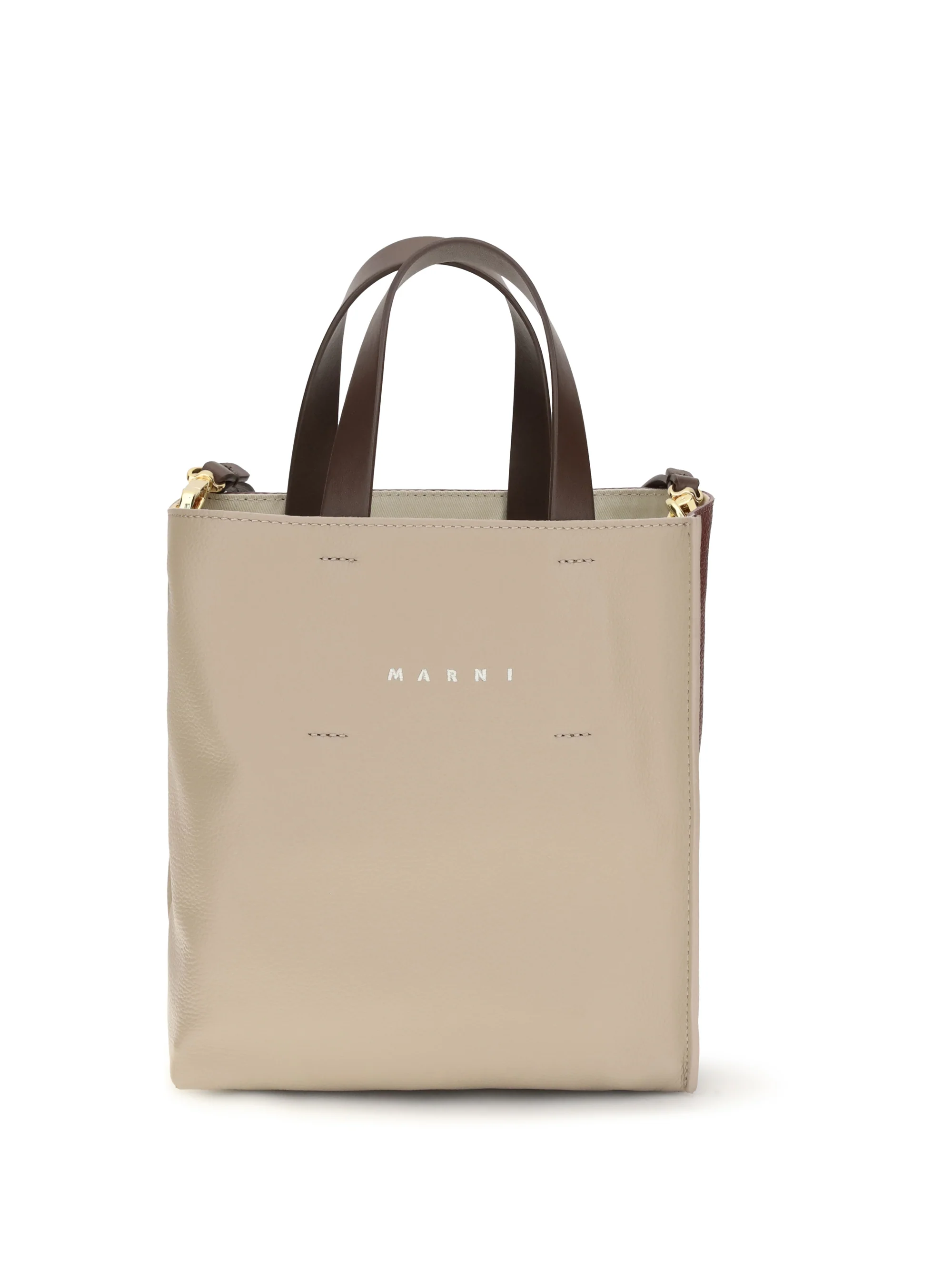 Environmentally Friendly Handbag Museo Mini Moonstone Dark Burgundy Coffee Trusted