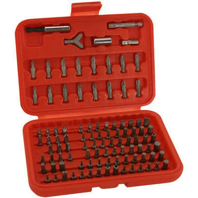 Optimized 100 Piece Screwdriver Tamperproof Torx Driver Torks Tool Bit Set Kit Tamper Proof Relaxed