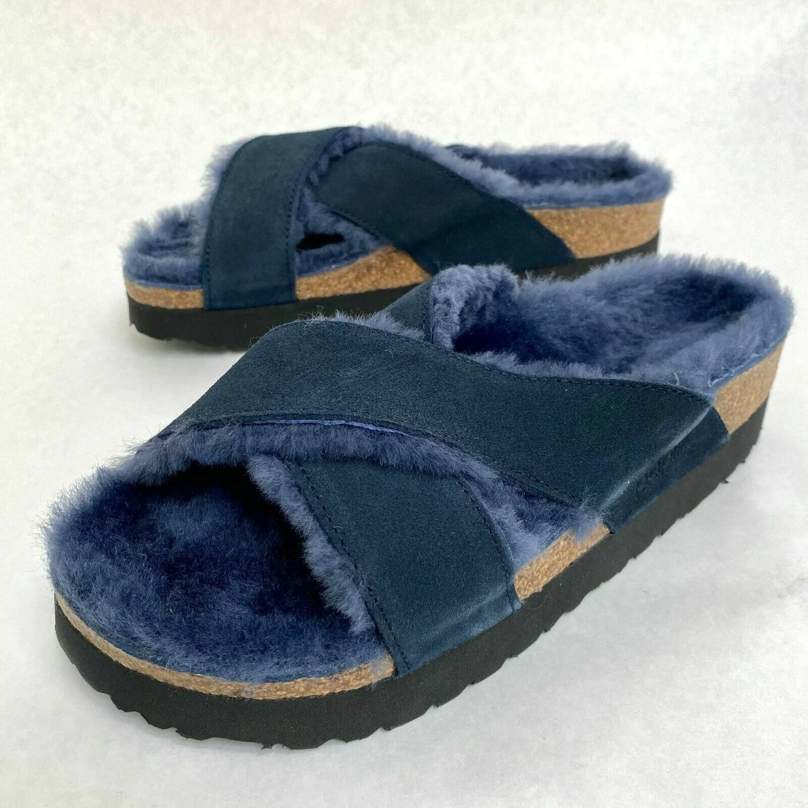 Advanced Birkenstock Unisex Daytona Fur Teddy Crystal Rose Fashionable