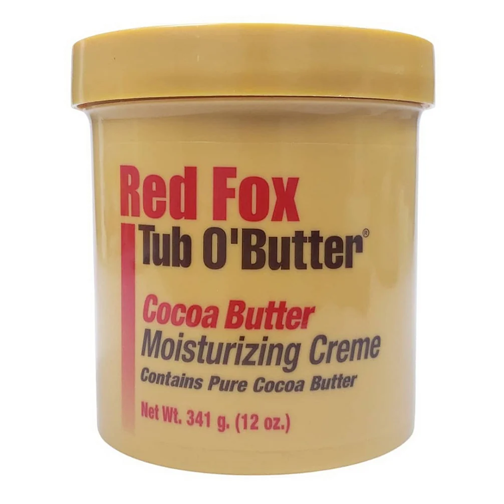 Crafted Red Fox Tub O Butter Cocoa Butter Moisturizing Cream Jar 12Oz 341g Functional
