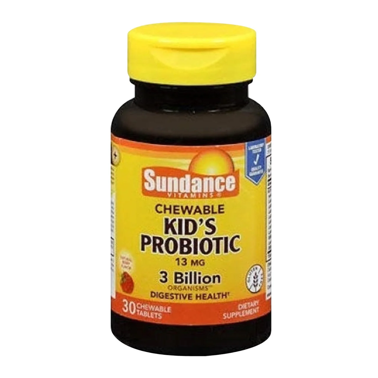 Original Sundance Vitamins Chewable Kids Probiotic 13 mg Digestive Health Tablets 30 Ea Casual