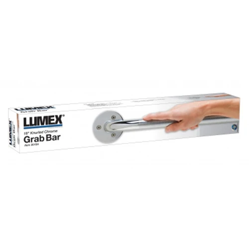 Lightweight Graham Field 2018A Safety Support Lumex Chrome Grab Bar Knurled 18 Inch 1Ea Outstanding
