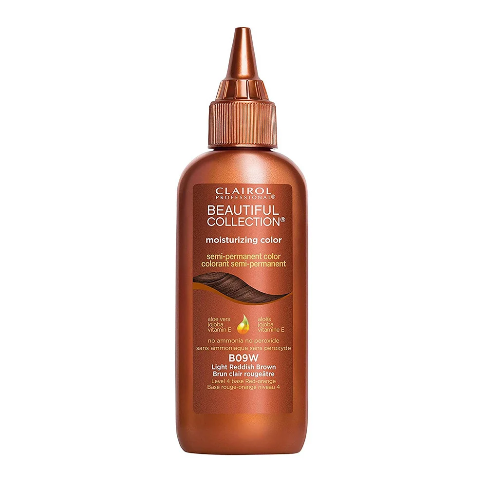 High-End Clairol Moisturizing Semi Permanent Hair Color B09W Light Reddish Brown 3 Oz Genuine
