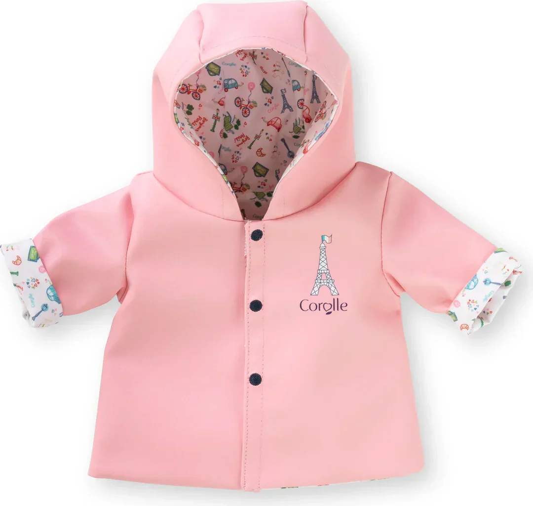 Sustainable 12in Weekend in Paris Reversible Raincoat Eco-Friendly