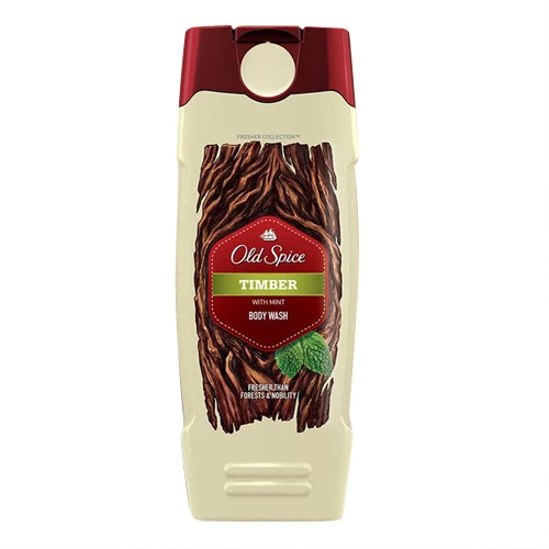 World-Class Old Spice Fresher Collection Timber Body Wash 16 Oz Eco-Friendly