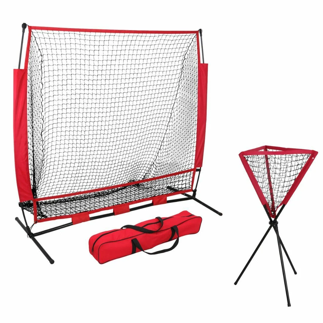 Eco-Friendly Baseball Practice Batting And Pitching Net Set Flexible