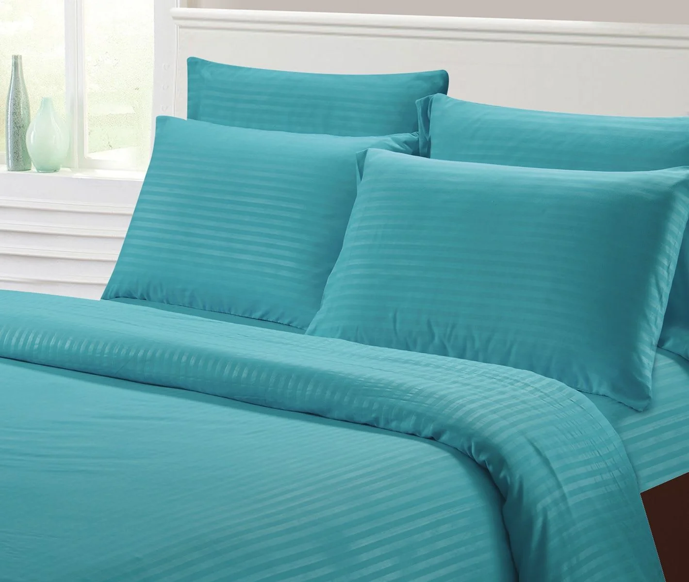 Quality Home Sweet Home Dream Hotel Club 1800 Super Soft Wrinkle Luxurious Stripe 4 Piece Bed Sheet Set Fashionable