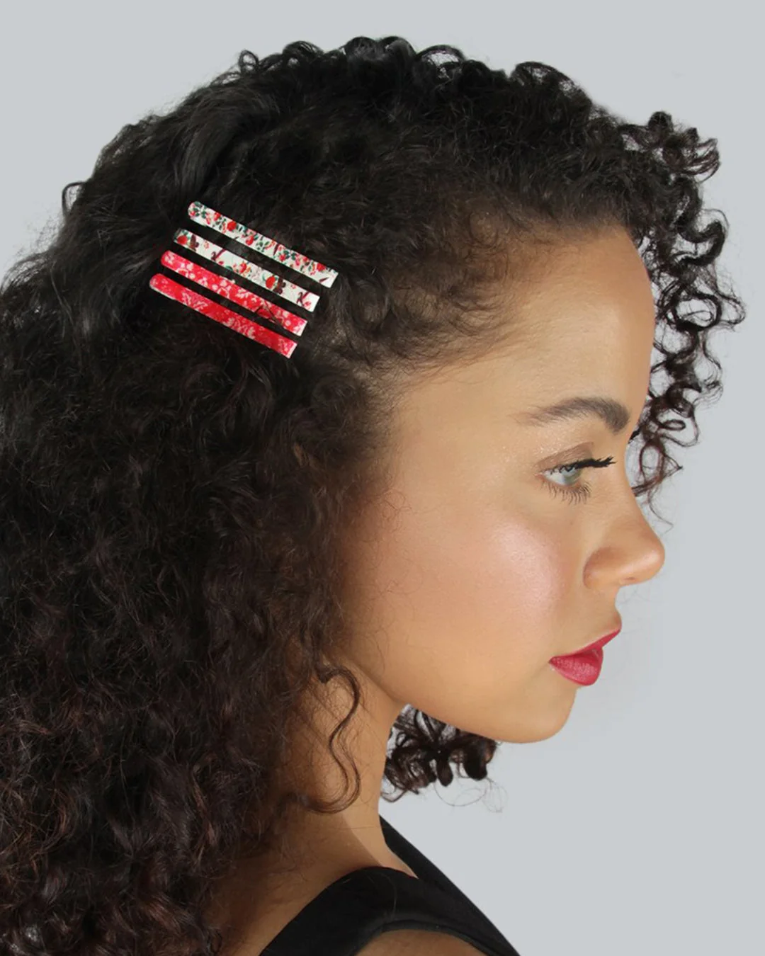 Fast Printed Enamel Bobby Pins - 6 Pack Sets Safe