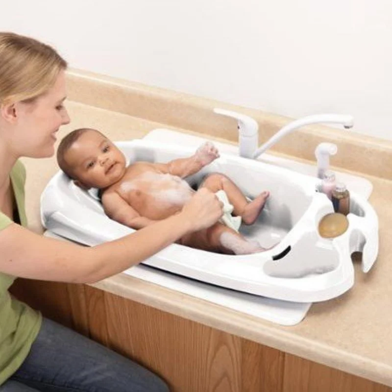 Dependable Portable Kids Collapsible Folding Baby Shower Bathtub Consistent