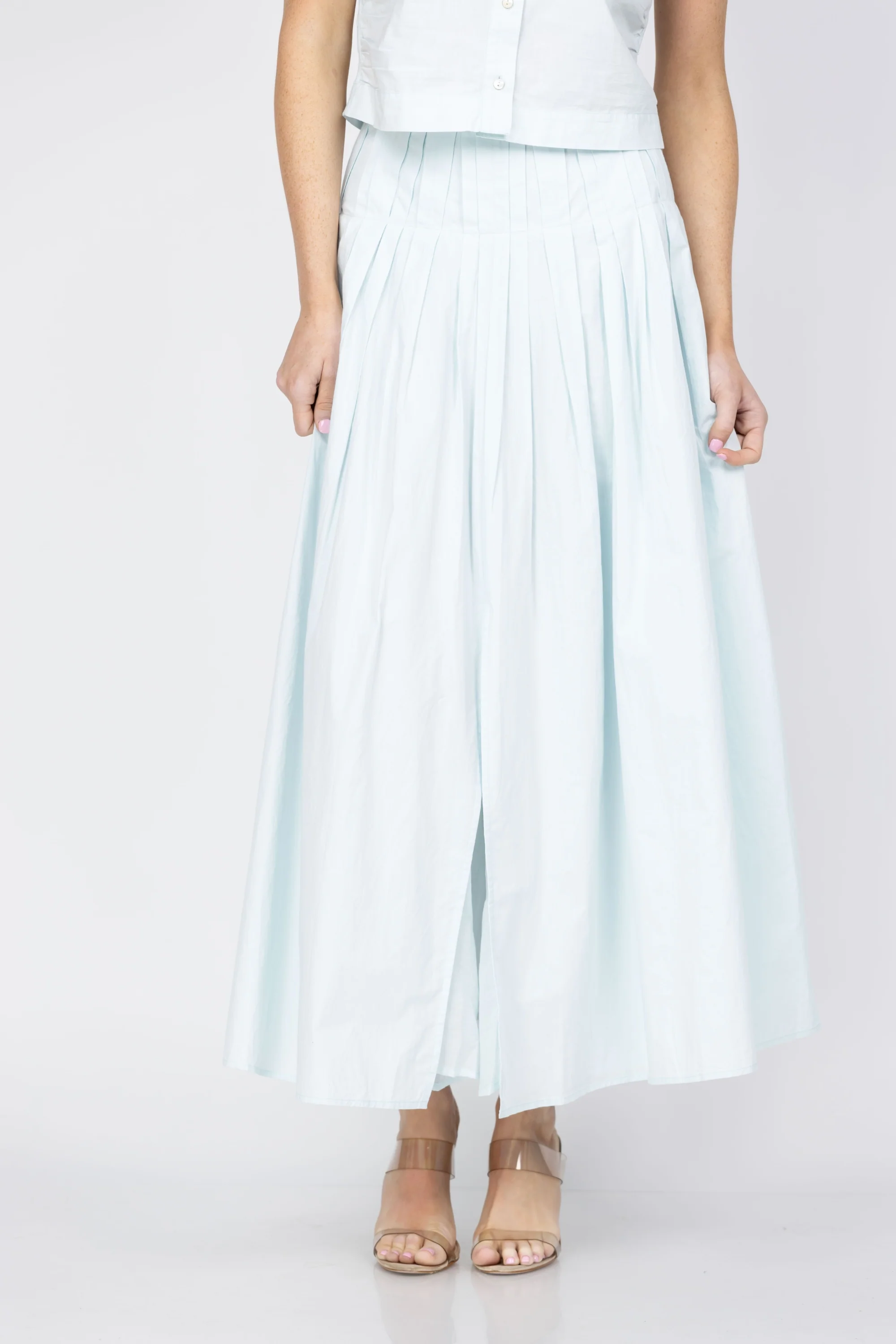 Casual Love The Label Cara Skirt in Ice Blue Dependable